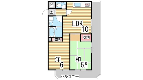 サムティ南多聞台の物件間取画像